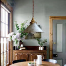 Retro brass pendant light in American country style for interior decor