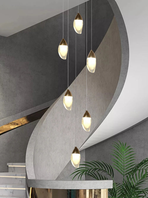 Luxury designer crystal chandelier for modern lighting - vue 4 sur 14