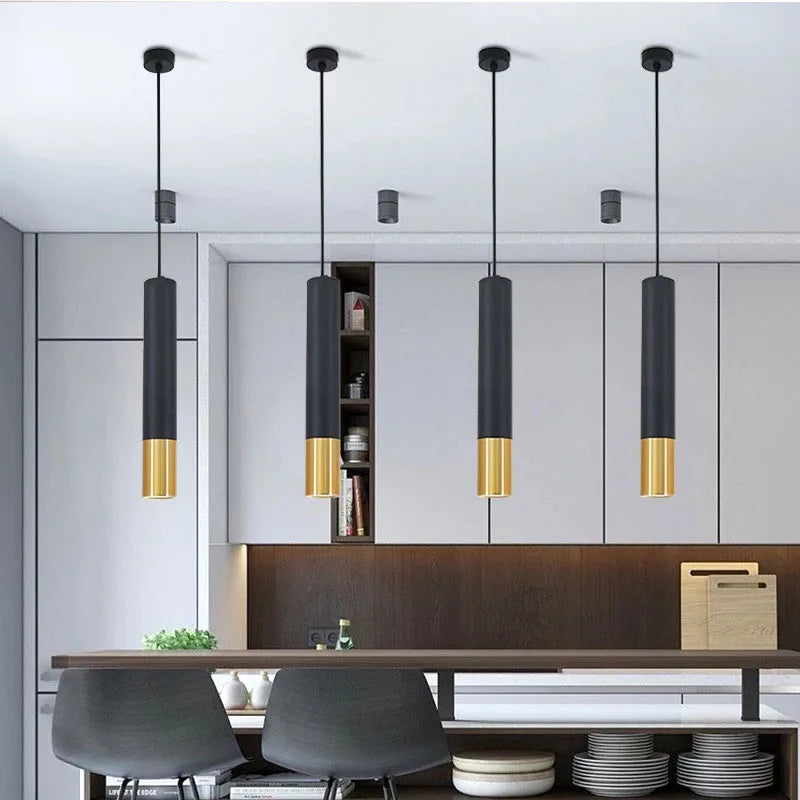 Modern Nordic dimmable LED pendant light - vue 6 sur 8