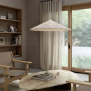 Modern silk pendant light for bars, restaurants and retro interiors