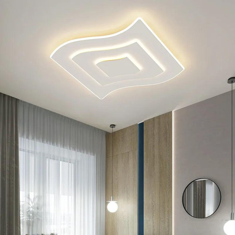 Modern LED ceiling light for kitchen and restaurant interiors