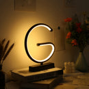 Creative G-shaped USB lamp for interior decoration