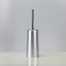 Luxury toilet brush with gold holder for bathroom