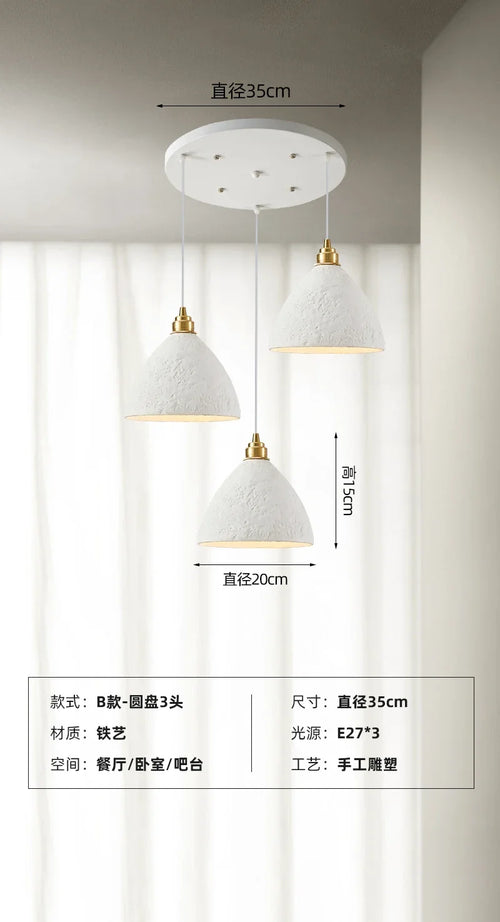 Handcrafted wabi-sabi pendant light for modern Japanese ambience - vue 15 sur 16