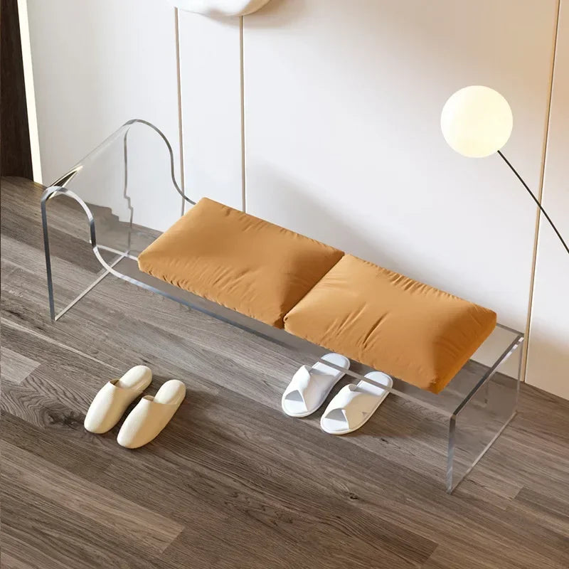 Nordic acrylic stool for minimalist interior decoration