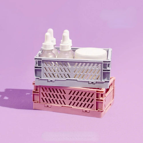 foldable storage basket for makeup jewelry toys and more - vue 5 sur 28