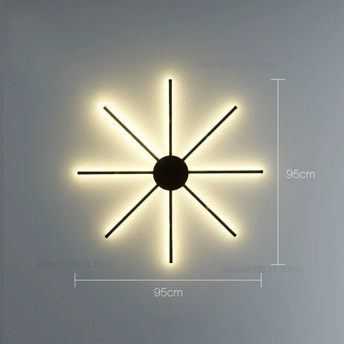 Modern creative wall light for stylish interior decor - vue 21 sur 22