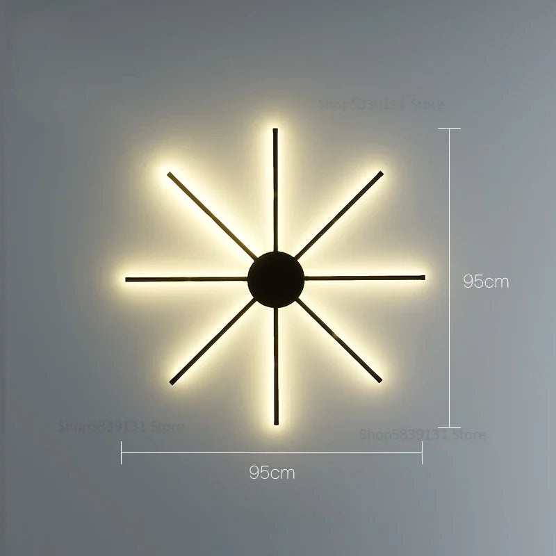 Modern creative wall light for stylish interior decor - vue 20 sur 22