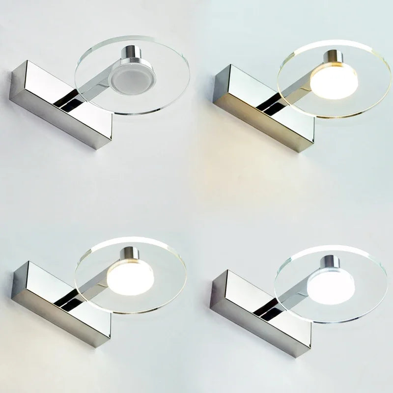 Modern waterproof wall light for indoor decor with LED lighting