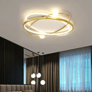 Modern LED ceiling light with remote control for interior decor