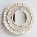handmade bohemian nordic style decorative wall mirror