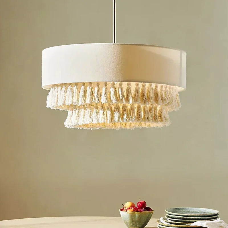 Bohemian wabi sabi Nordic style handmade chandelier