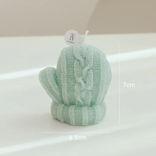 cute handmade glove shaped scented candle party decoration - vue 9 sur 10