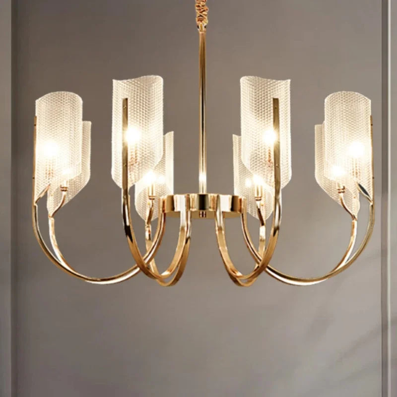 Modern minimalist French retro chandelier for creative art room