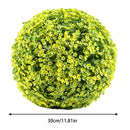 Artificial grass topiary balls for outdoor decoration