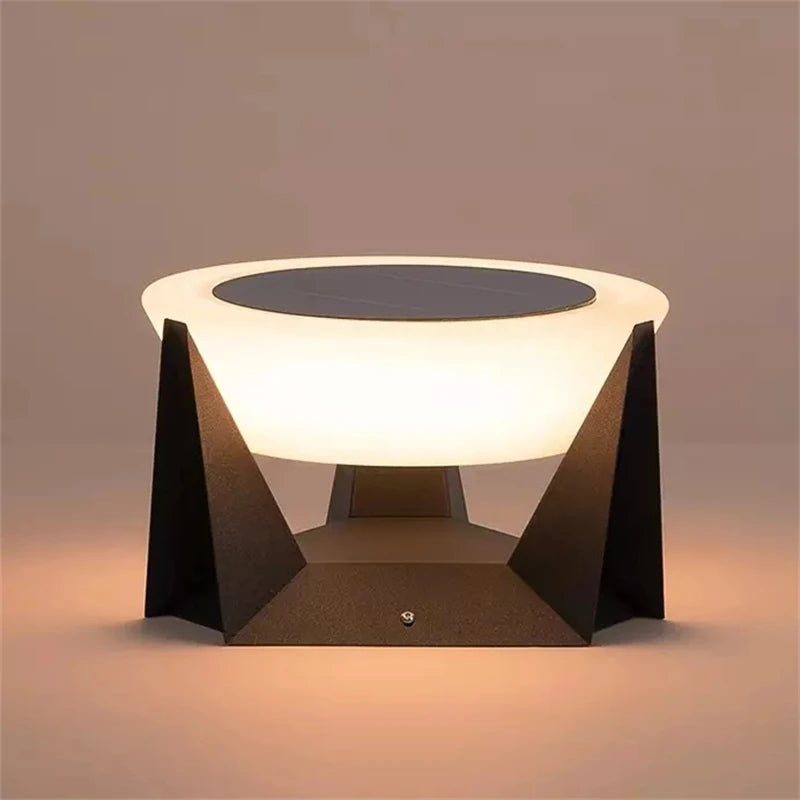 Waterproof outdoor solar LED lamp for garden, patio and fence - vue 3 sur 12