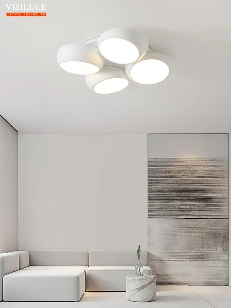 Modern LED ceiling light for creative and simple ambient lighting - vue 3 sur 6