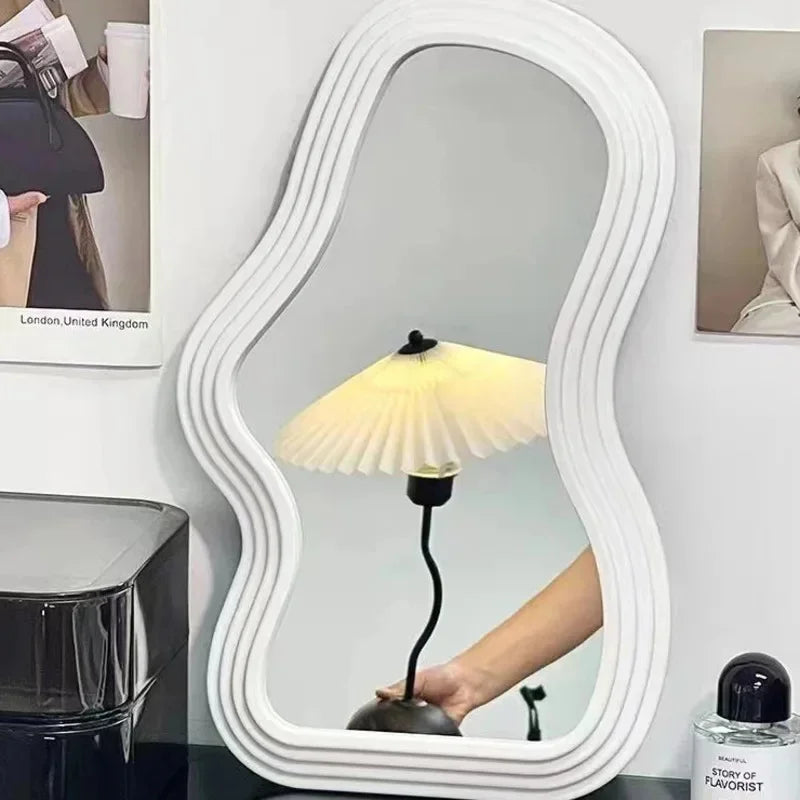 Vertical cloud mirror for office, dormitory, and bathroom decor - vue 4 sur 12