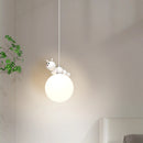 Modern children's cartoon caterpillar planet chandelier