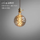 Retro glass pendant light for artistic decor and display