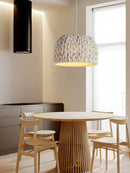 Nordic hand-woven rope chandelier for indoor lighting