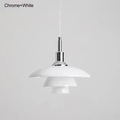 Danish designer decorative glass lampshade pendant light - vue 12 sur 12
