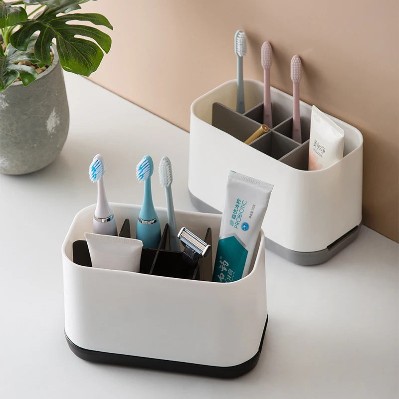 Multipurpose organiser for toothbrushes and bathroom accessories