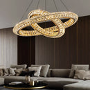 Modern gold crystal chandelier for elegant interiors
