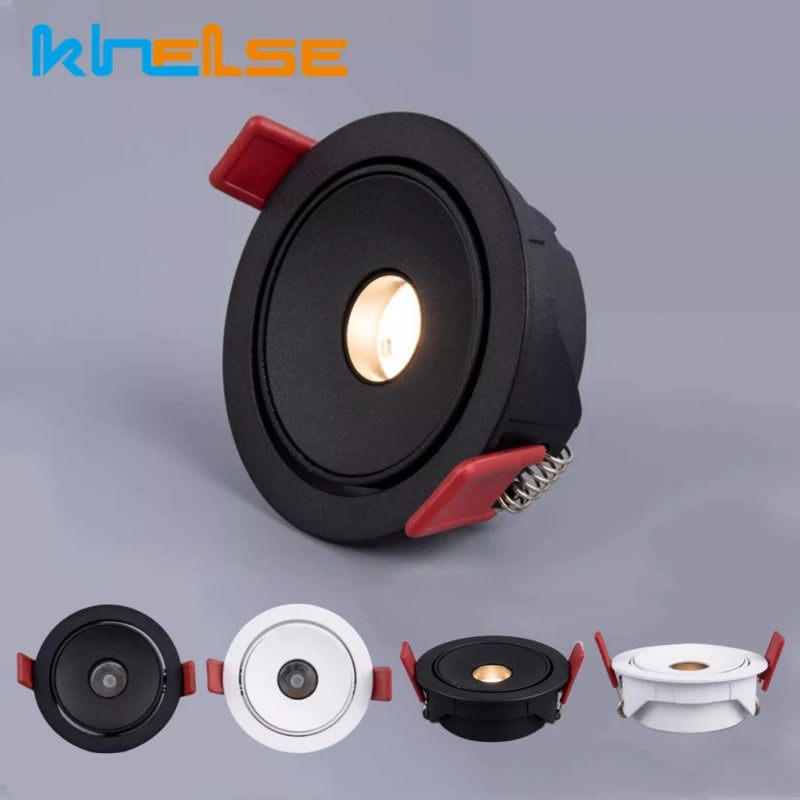 Anti-glare recessed LED ceiling light for indoor lighting