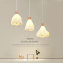 Modern semi-circular LED chandelier for bar, restaurant, shop