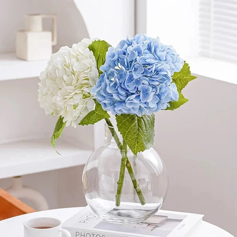 Artificial hydrangea flowers for wedding decoration and floral arrangements - vue 3 sur 17