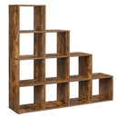 VASAGLE 10-Cube Bookcase, Bookshelf with Open Compartments, Storage Organizer for Decorations, Photos, Plants