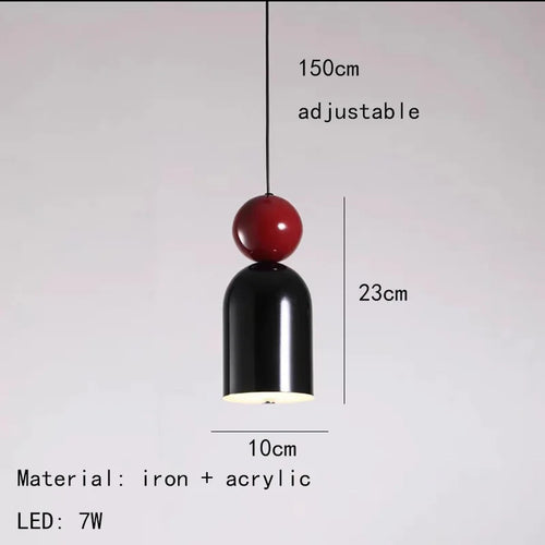 Adjustable metal wire pendant light for various indoor spaces - vue 24 sur 24