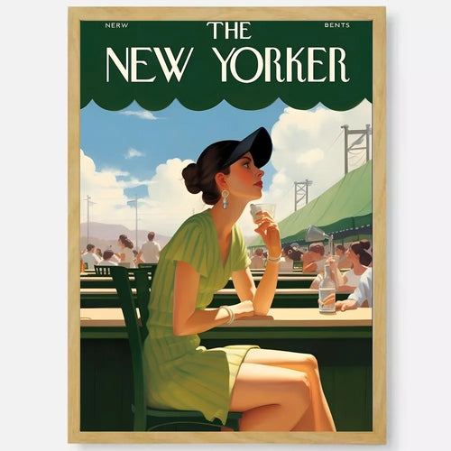New Yorker waterproof aesthetic wall sticker poster