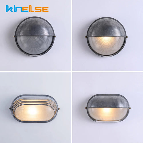 Industrial retro waterproof LED wall light for outdoor and garden - vue 2 sur 20