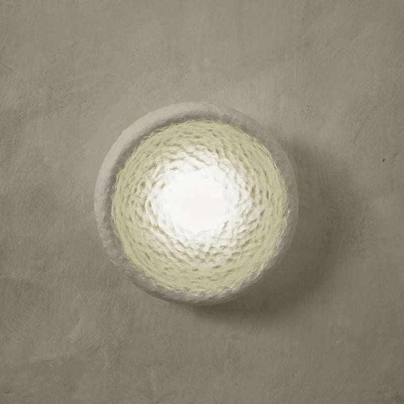 Wabi Sabi – vintage LED wall light in resin and glass - vue 5 sur 9