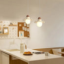 Nordic flower pendant light for children and decorations
