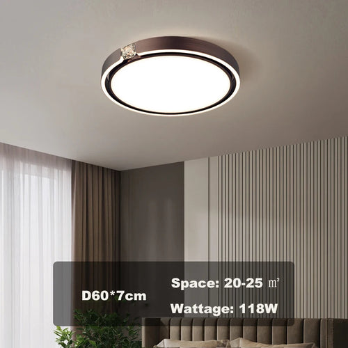 High-end Nordic LED ceiling light for hotels or clubs - vue 9 sur 11