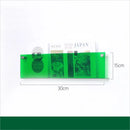 acrylic floating wall shelf magazine rack and literature organizer