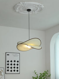 Wabi Sabi fabric ceiling light for modern interior decoration