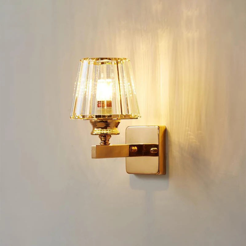 Elegant nordic design modern glass wall light for interior decor - vue 6 sur 15