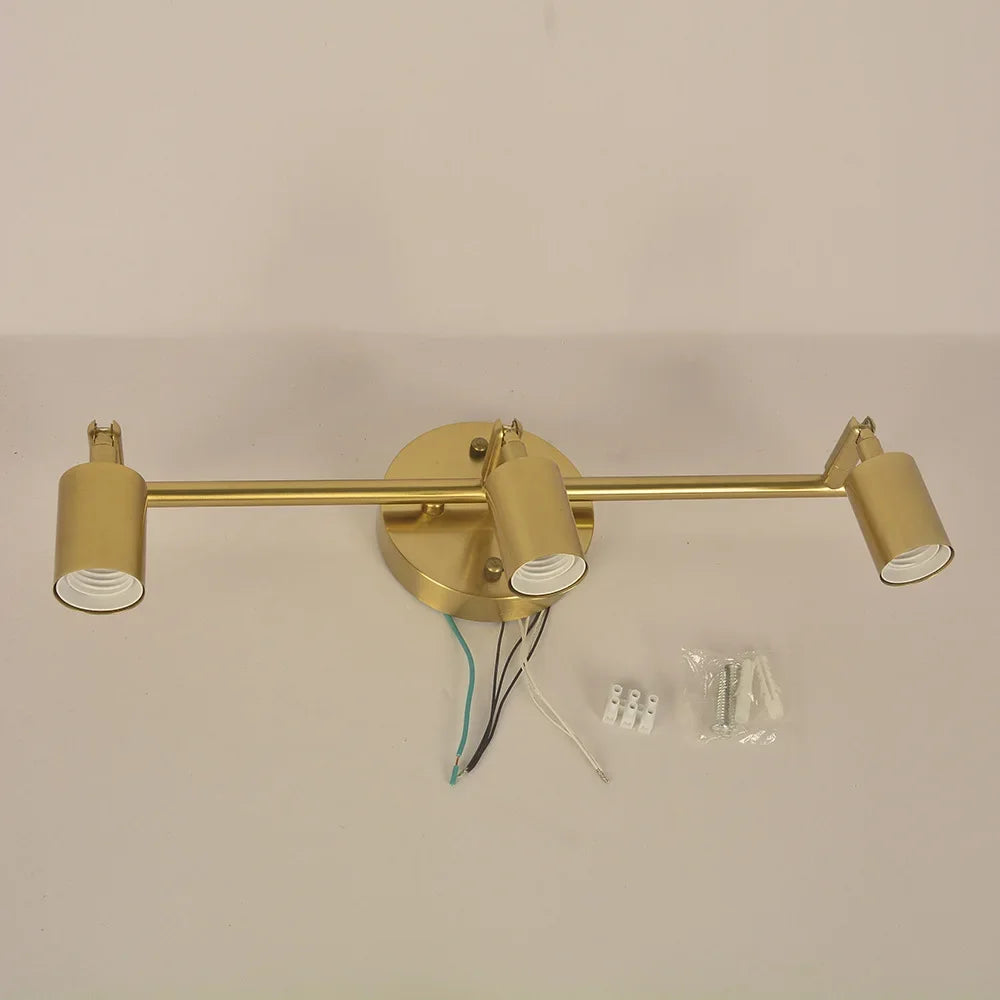 Modern metal wall light with LED lighting - vue 3 sur 7
