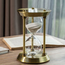 classic retro metal hourglass for decoration and alarm