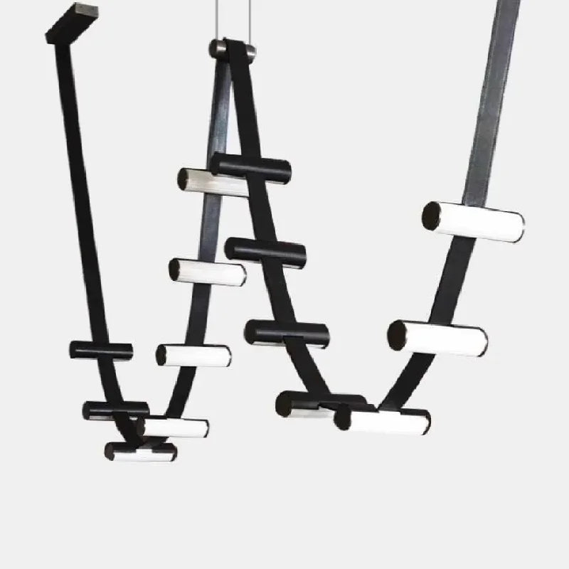 Nordic leather designer chandelier for decorative pendant lighting - vue 6 sur 6