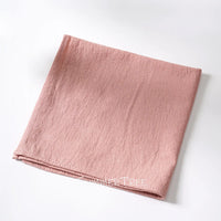 Set of 6 washed cotton table napkins mediterranean style