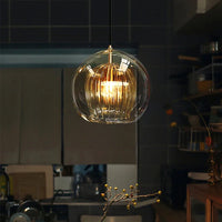 Modern nordic glass pendant light for interior decoration