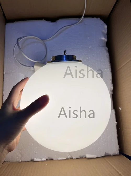 Minimalist glass LED wall light for indoor use - vue 7 sur 14