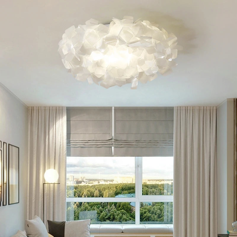 Modern lightweight ceiling light for creative and simple interior decor - vue 4 sur 20