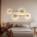 Japanese yellow travertine LED wall light for hotel and home decor