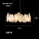 Modern creative cloud design glass pendant chandelier